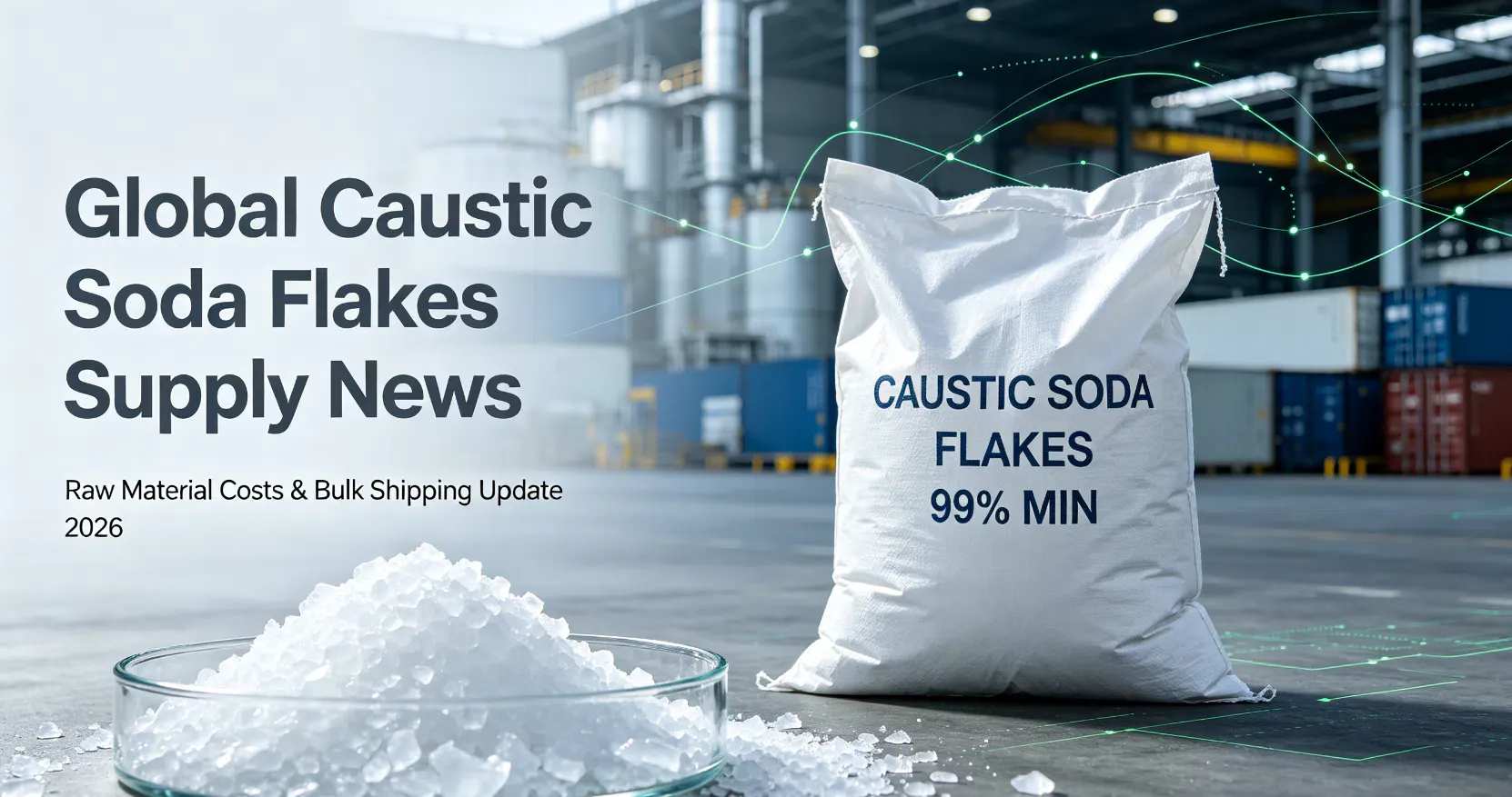 Kemaskini Bekalan Serpihan Soda Kaustik Global & Kos Bahan Mentah 2026